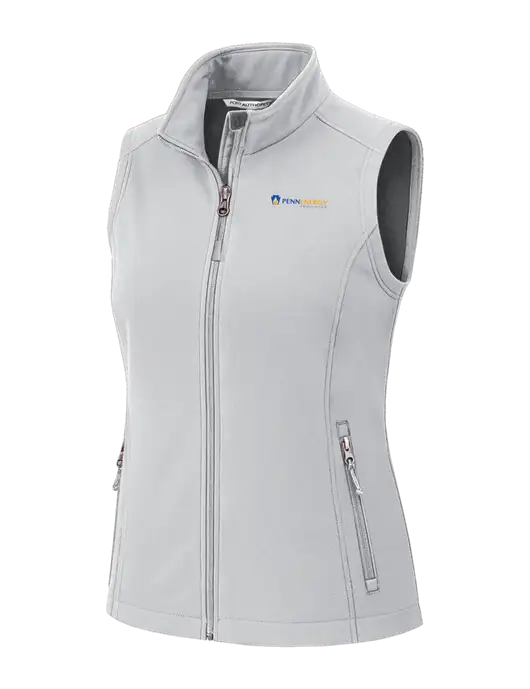 Marshmellow Womens Core Soft Shell Vest w/PennEnergy Logo