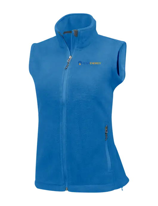 Royal Womens Fleece Vest w/PennEnergy Logo